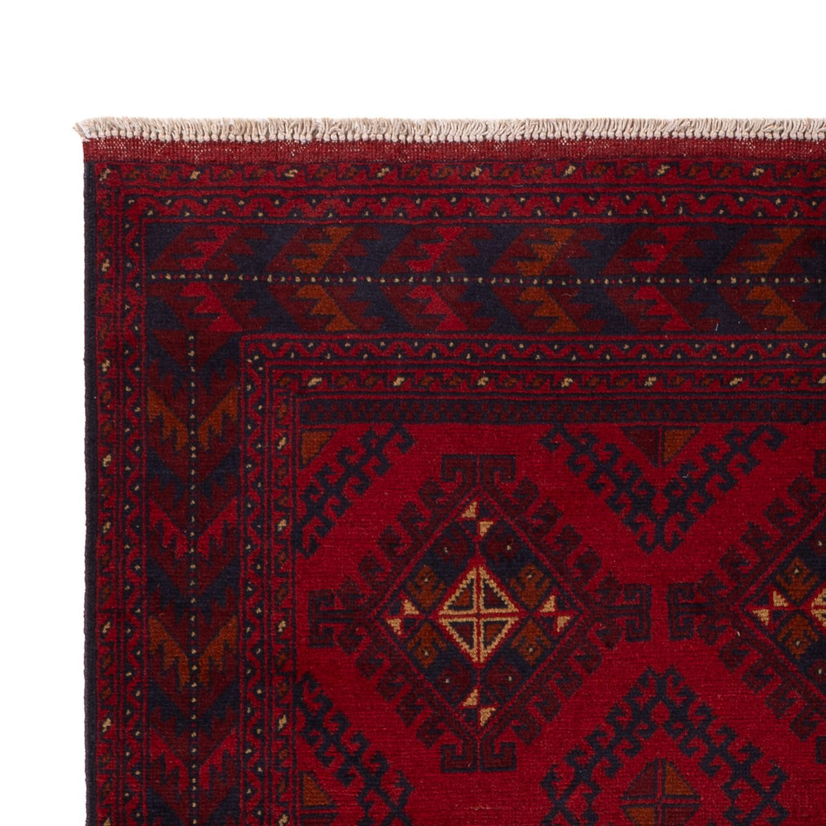 Afghaans tapijt - Kunduz - 207 x 125 cm - rood