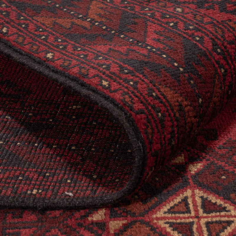 Afghaans tapijt - Kunduz - 207 x 125 cm - rood