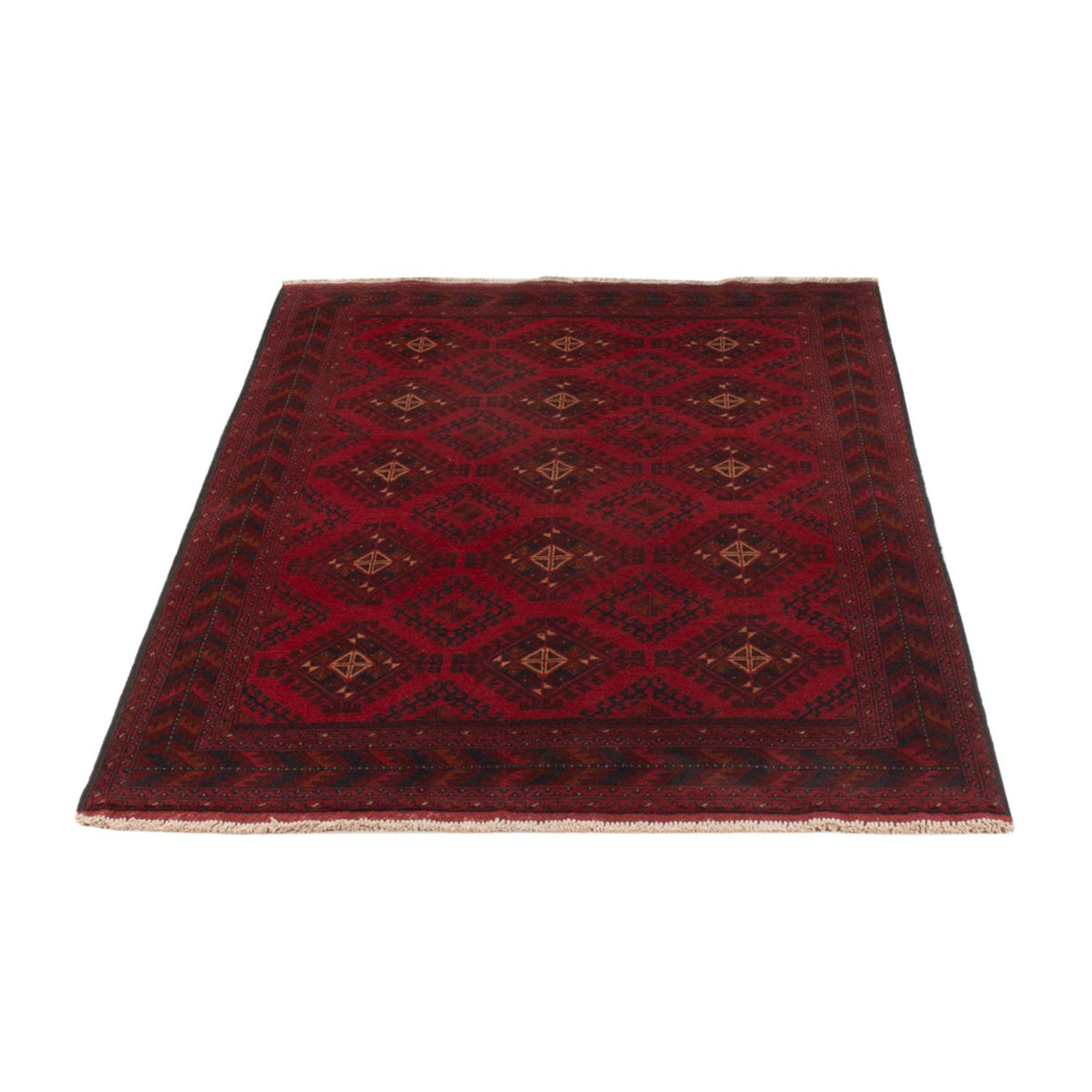 Afghaans tapijt - Kunduz - 207 x 125 cm - rood