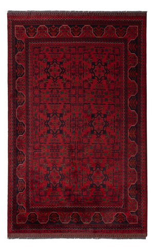 Afghaans tapijt - Kunduz - 196 x 120 cm - rood