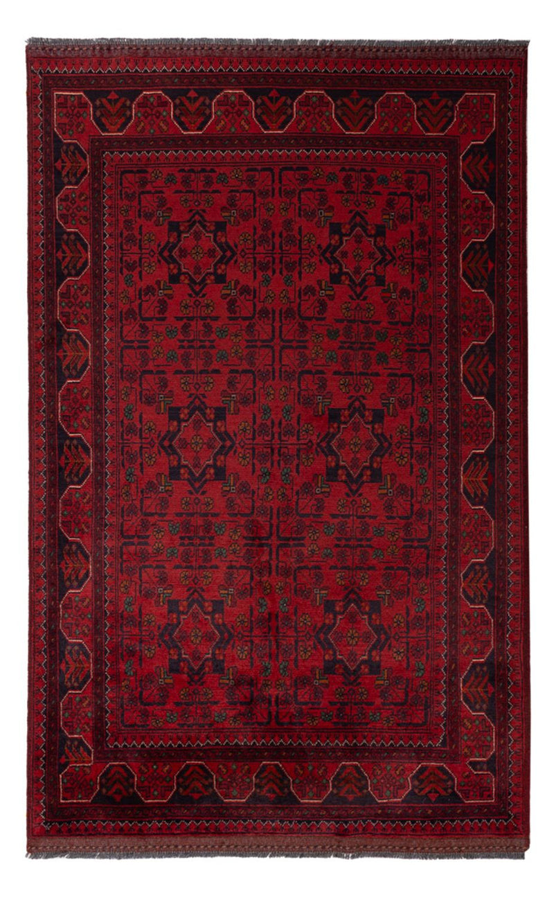 Afghaans tapijt - Kunduz - 196 x 120 cm - rood