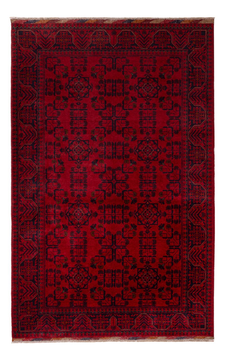 Afghaans tapijt - Kunduz - 195 x 125 cm - rood