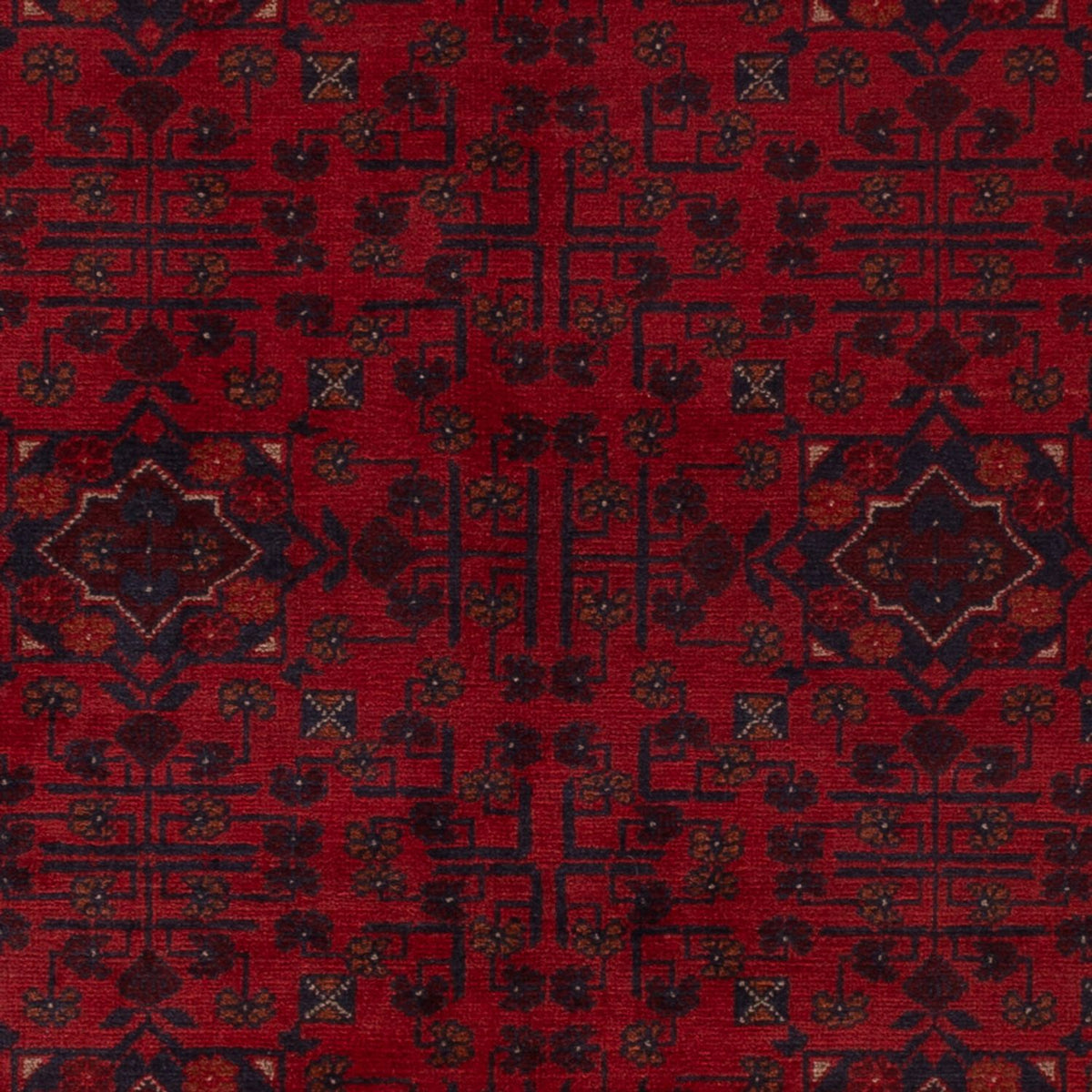 Afghaans tapijt - Kunduz - 194 x 125 cm - rood