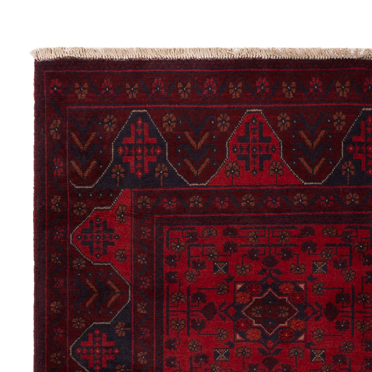 Afghaans tapijt - Kunduz - 194 x 125 cm - rood