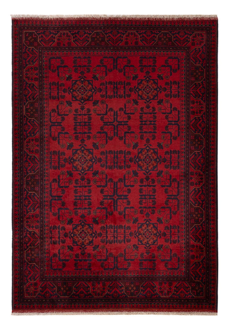 Afghaans tapijt - Kunduz - 196 x 130 cm - rood