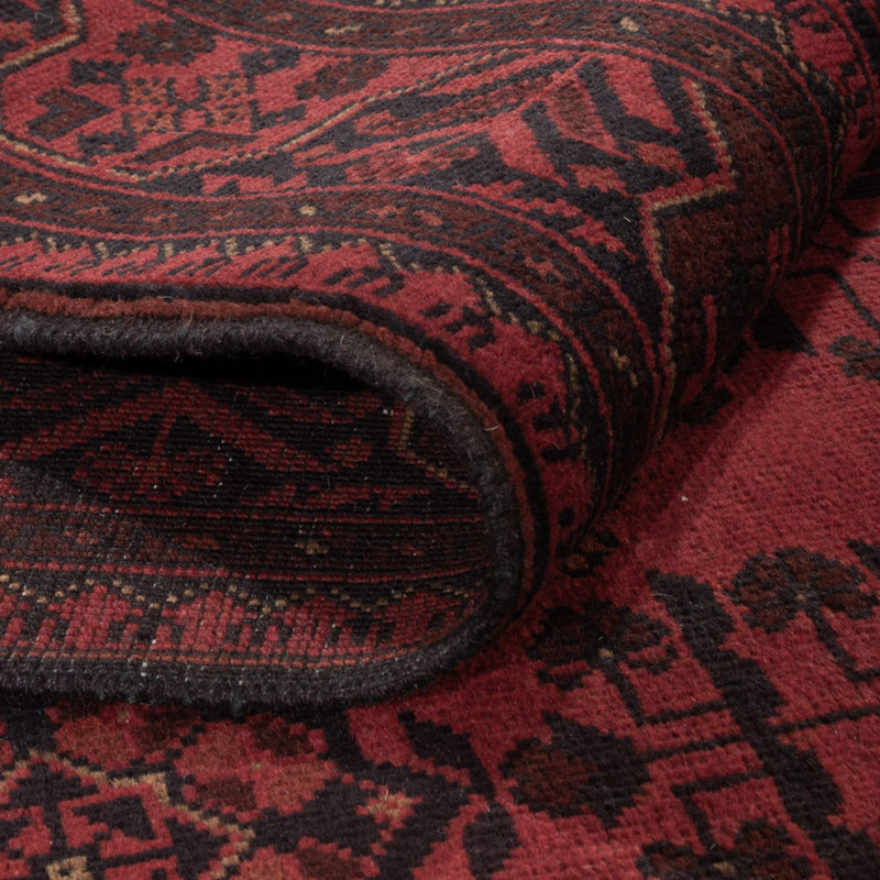 Afghaans tapijt - Kunduz - 196 x 130 cm - rood