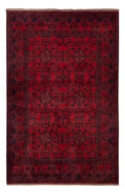 Afghaans tapijt - Kunduz - 198 x 126 cm - rood