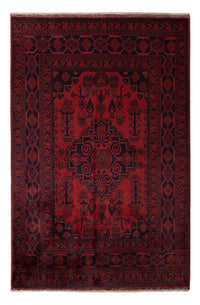 Afghaans tapijt - Kunduz - 192 x 122 cm - rood