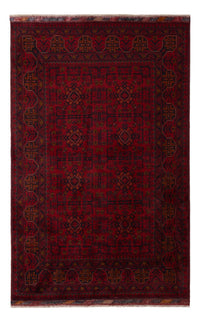 Afghaans tapijt - Kunduz - 197 x 127 cm - donkerrood