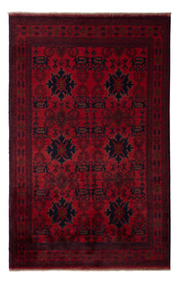 Afghaans tapijt - Kunduz - 199 x 123 cm - donkerrood