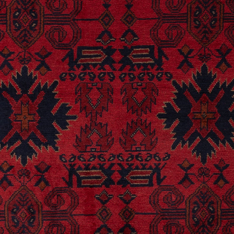 Afghaans tapijt - Kunduz - 199 x 123 cm - donkerrood