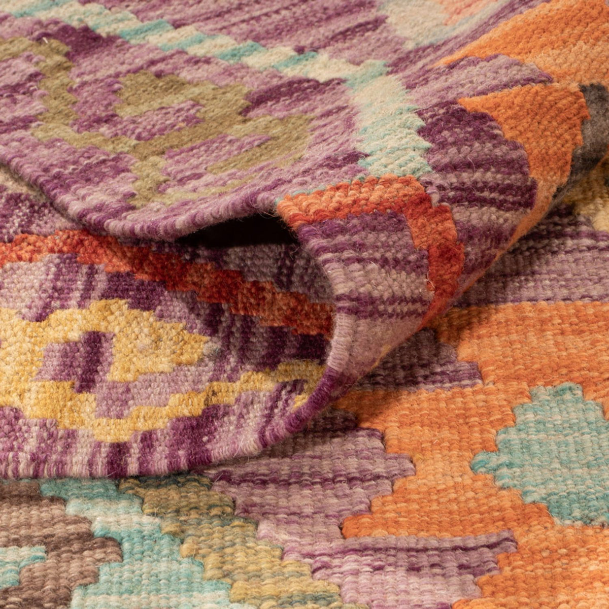 Kelim tapijt - Splash - 311 x 207 cm - veelkleurig