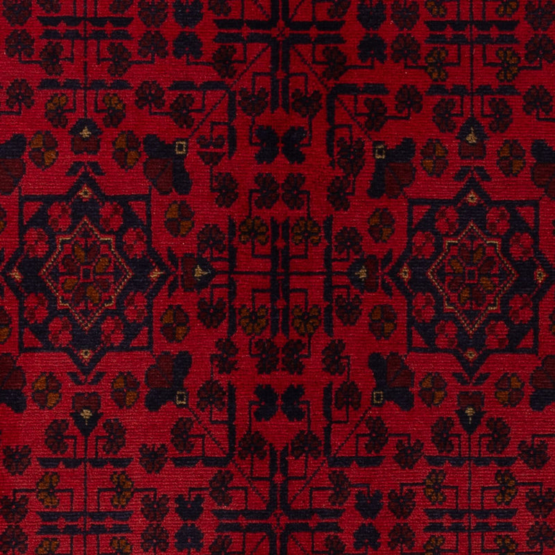 Afghaans tapijt - Kunduz - 200 x 127 cm - donkerrood
