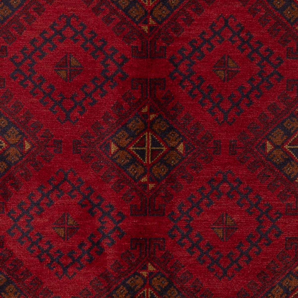 Afghaans tapijt - Kunduz - 196 x 125 cm - donkerrood