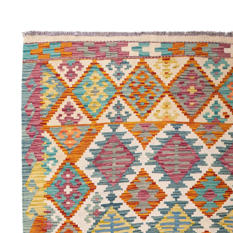 Kelim tapijt - Splash - 298 x 198 cm - veelkleurig