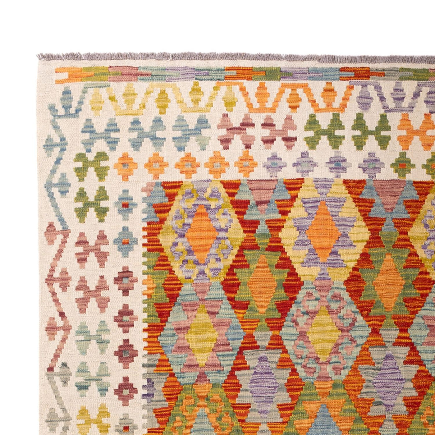 Kilim Maimana Tapijt 298x202cm - Wollen tapijt