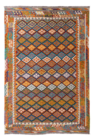 Kilim Maimana Tapijt 199x290cm - Wollen tapijt