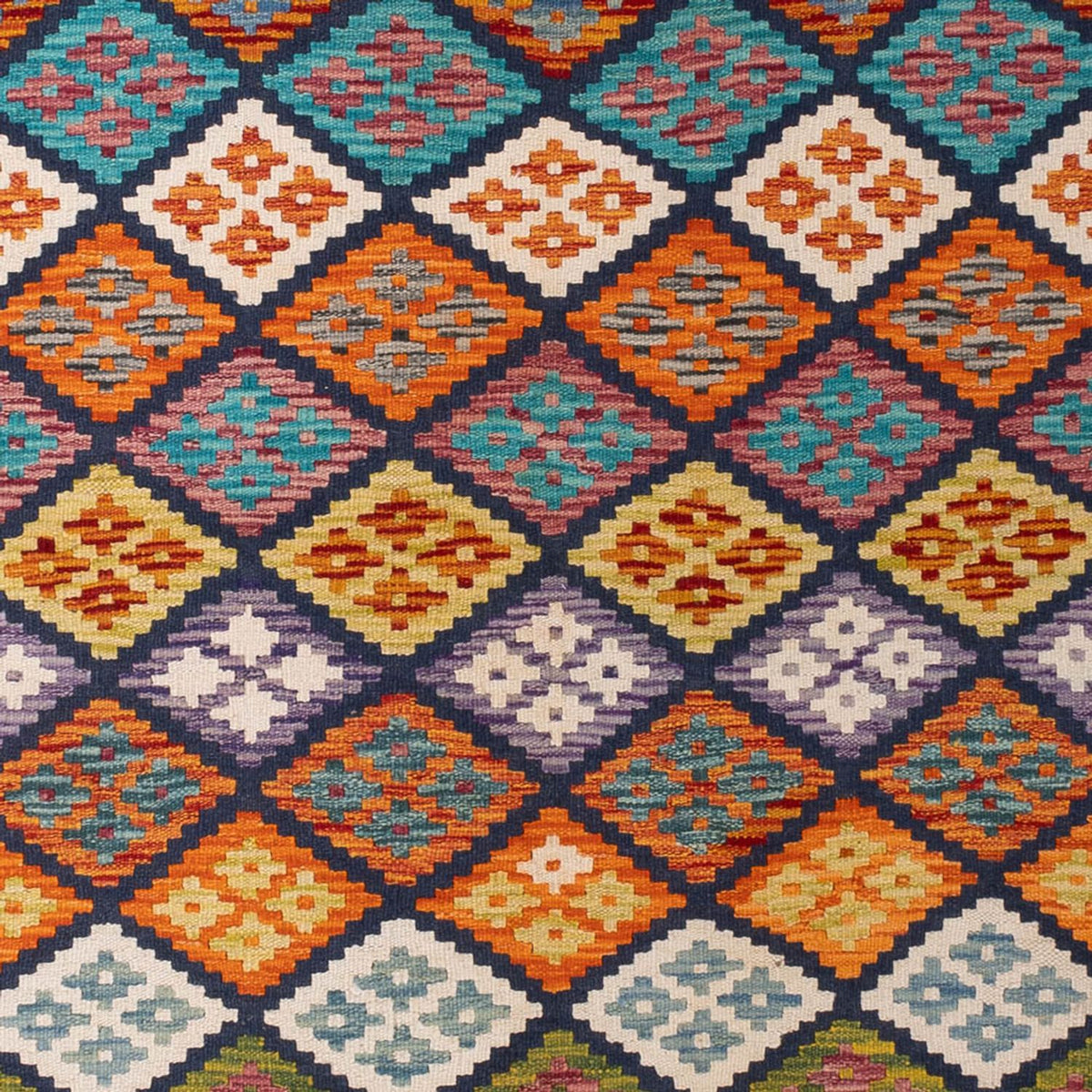 Kelim tapijt - Splash - 290 x 199 cm - veelkleurig