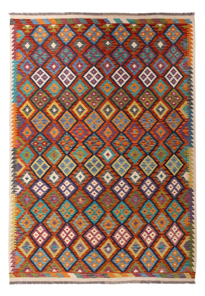 Kilim Maimana Tapijt 210x293cm - Wollen tapijt