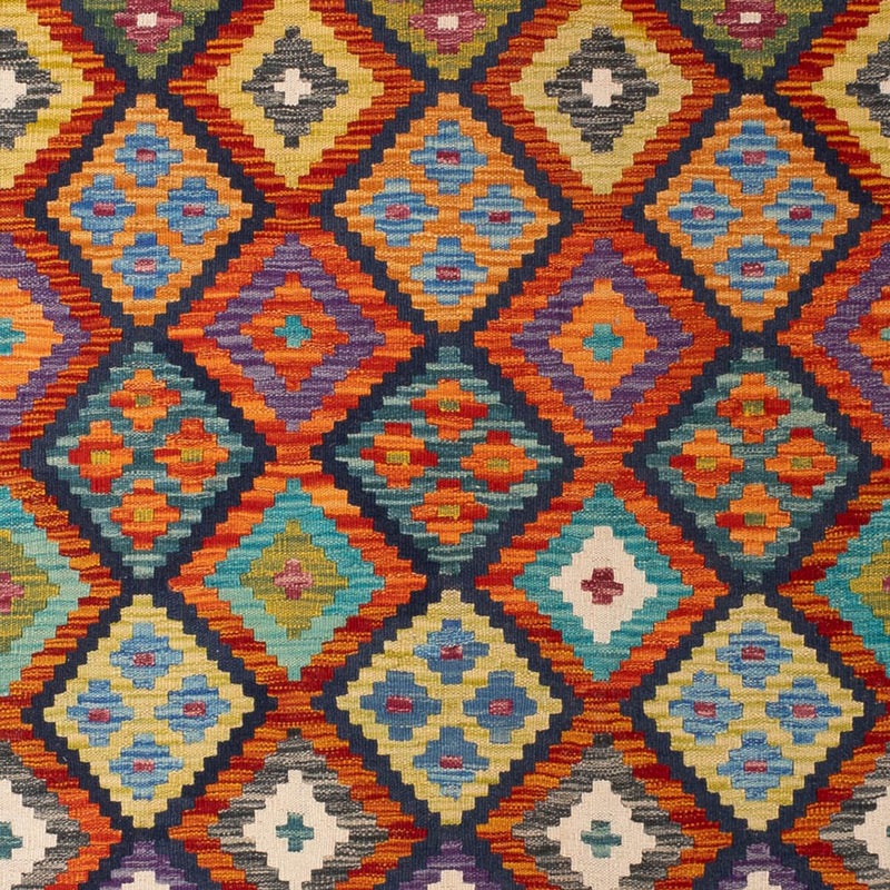 Kelim tapijt - Splash - 293 x 210 cm - veelkleurig