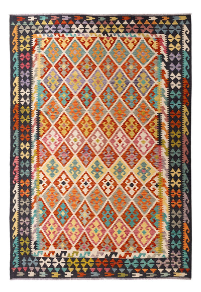 Kilim Maimana Tapijt 204x295cm - Wollen tapijt