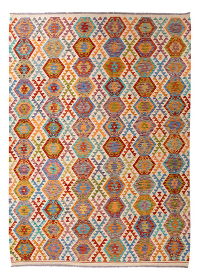 Kilim Maimana Tapijt 210x294cm - Wollen tapijt