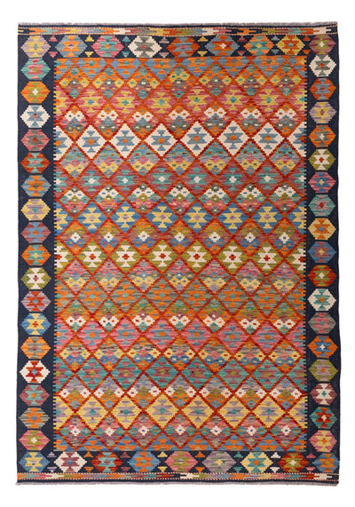 Kilim Maimana Tapijt 210x293cm - Wollen tapijt