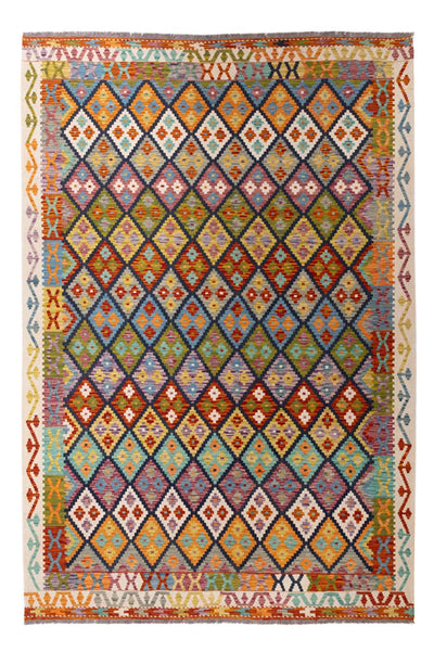 Kilim Maimana Tapijt 207x304cm - Wollen tapijt