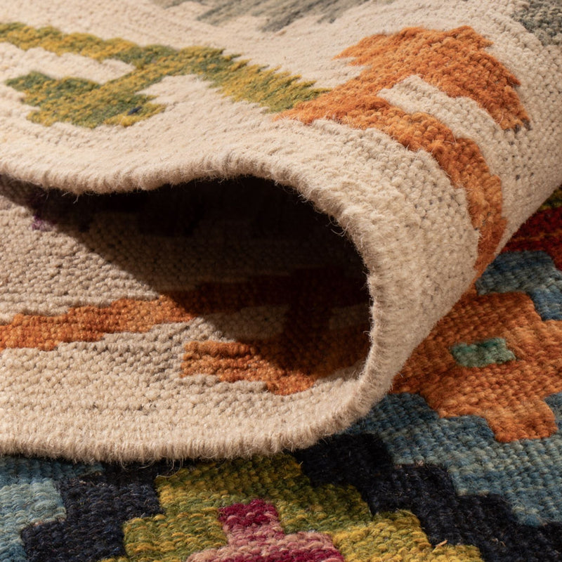 Kelim tapijt - Splash - 304 x 207 cm - veelkleurig