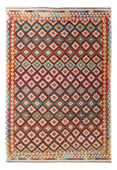 Kilim Maimana Tapijt 201x282cm - Wollen tapijt