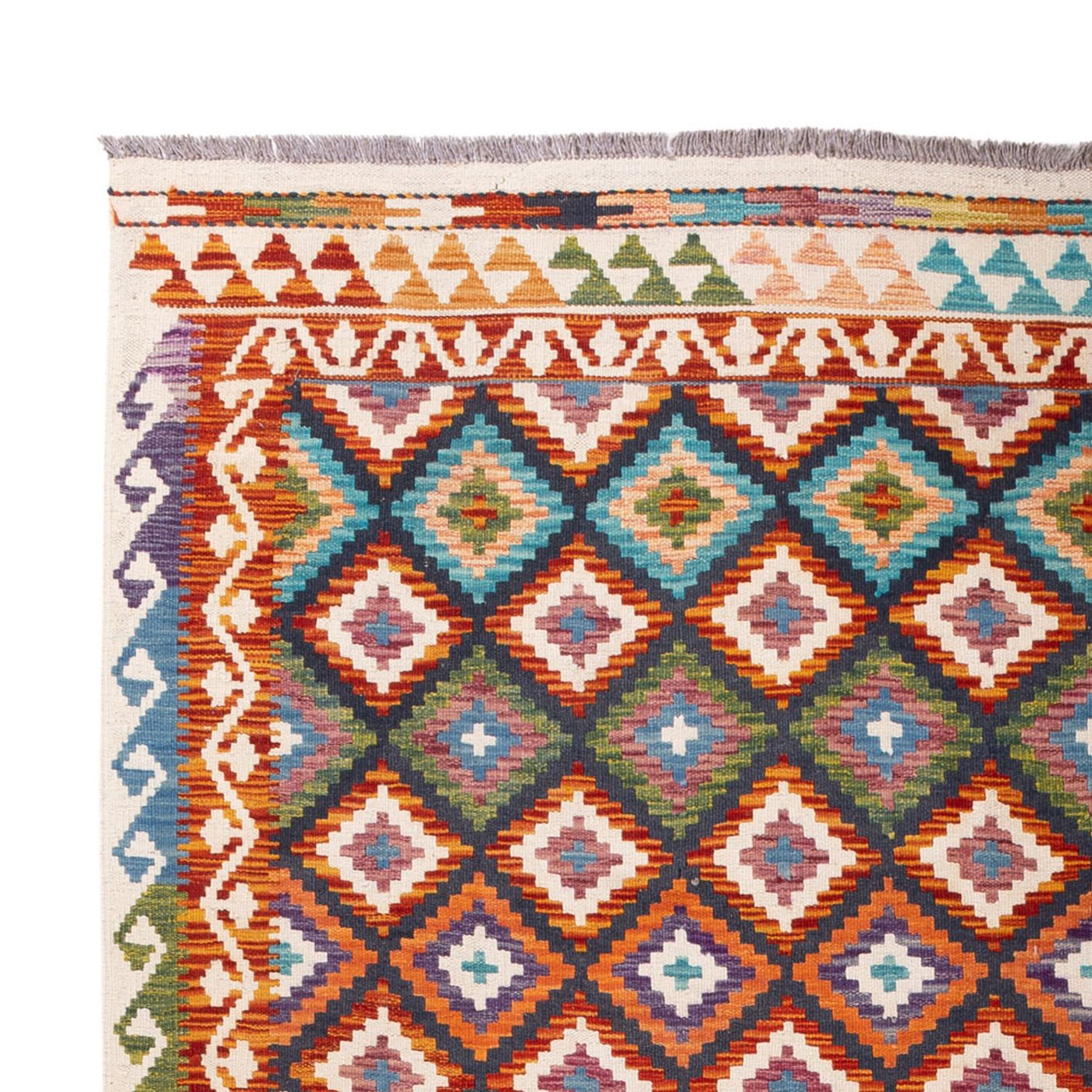 Kilim Maimana Tapijt 282x201cm - Wollen tapijt