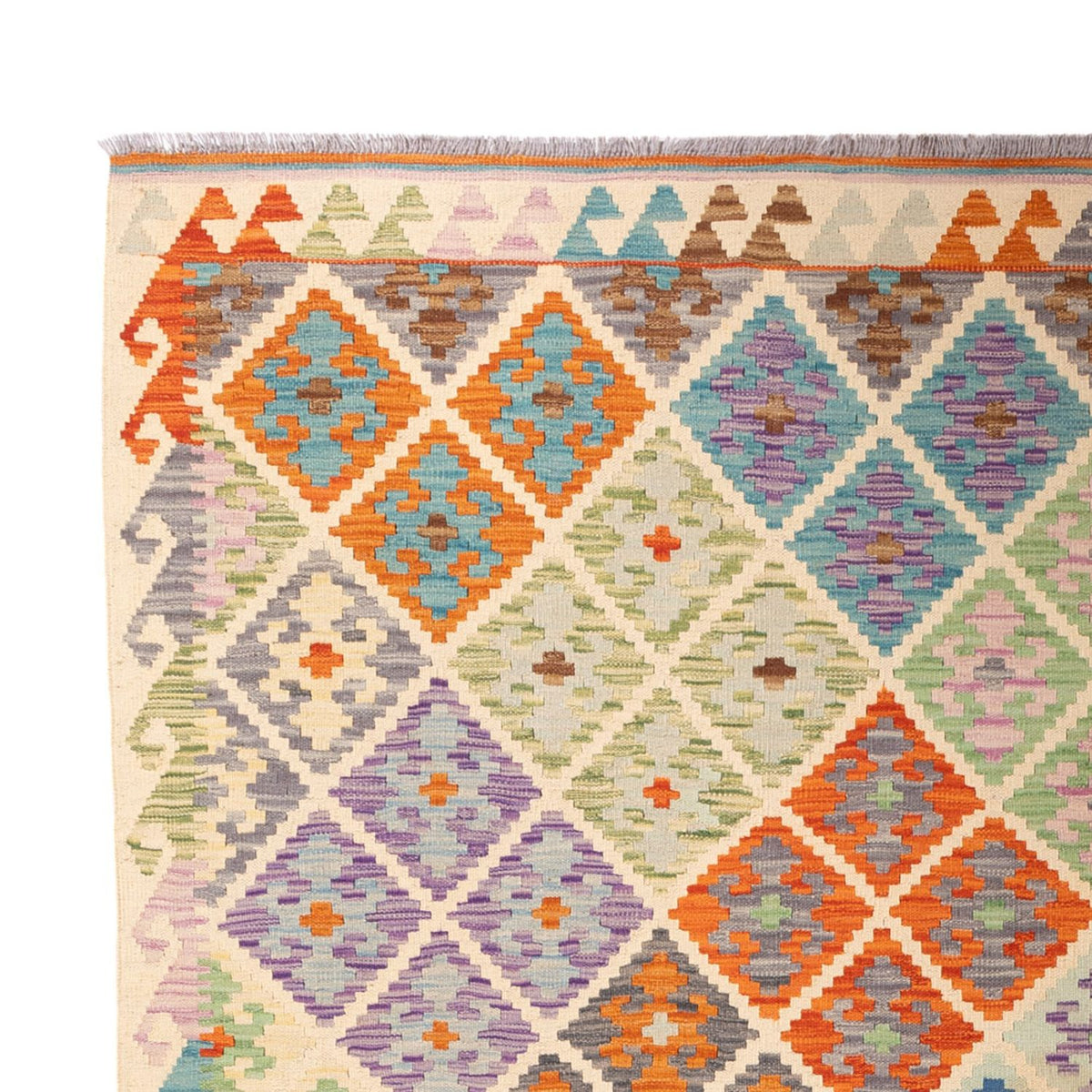 Kelim tapijt - Splash - 303 x 210 cm - veelkleurig