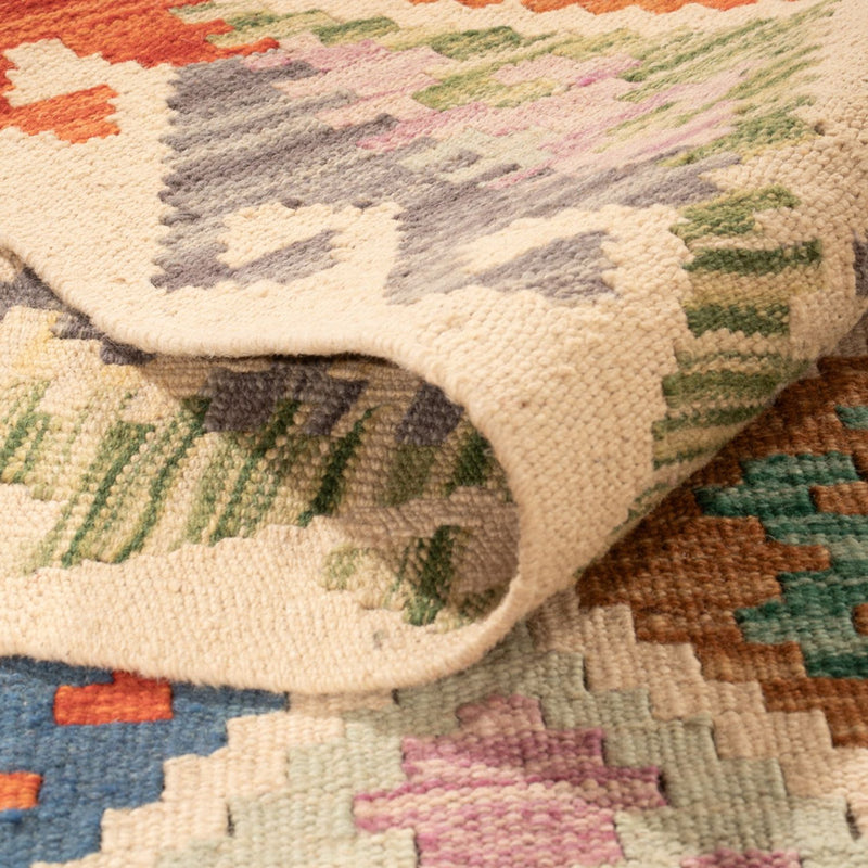 Kelim tapijt - Splash - 303 x 210 cm - veelkleurig