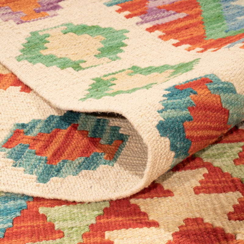 Kelim tapijt - Splash - 295 x 207 cm - veelkleurig