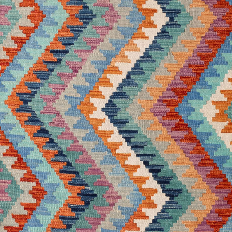 Kelim tapijt - Splash - 298 x 199 cm - veelkleurig