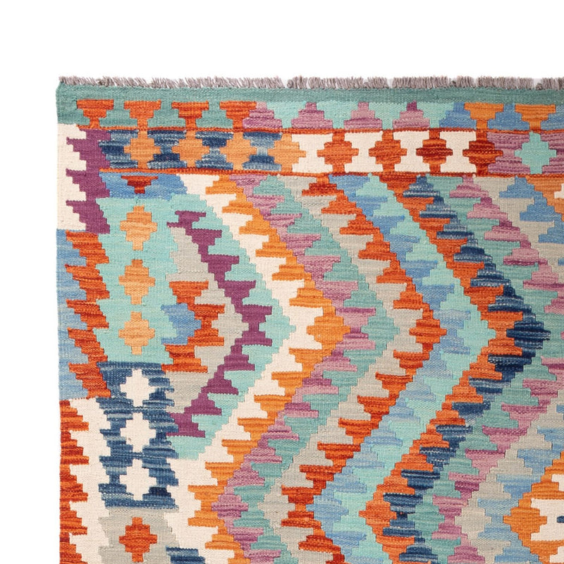 Kelim tapijt - Splash - 298 x 199 cm - veelkleurig