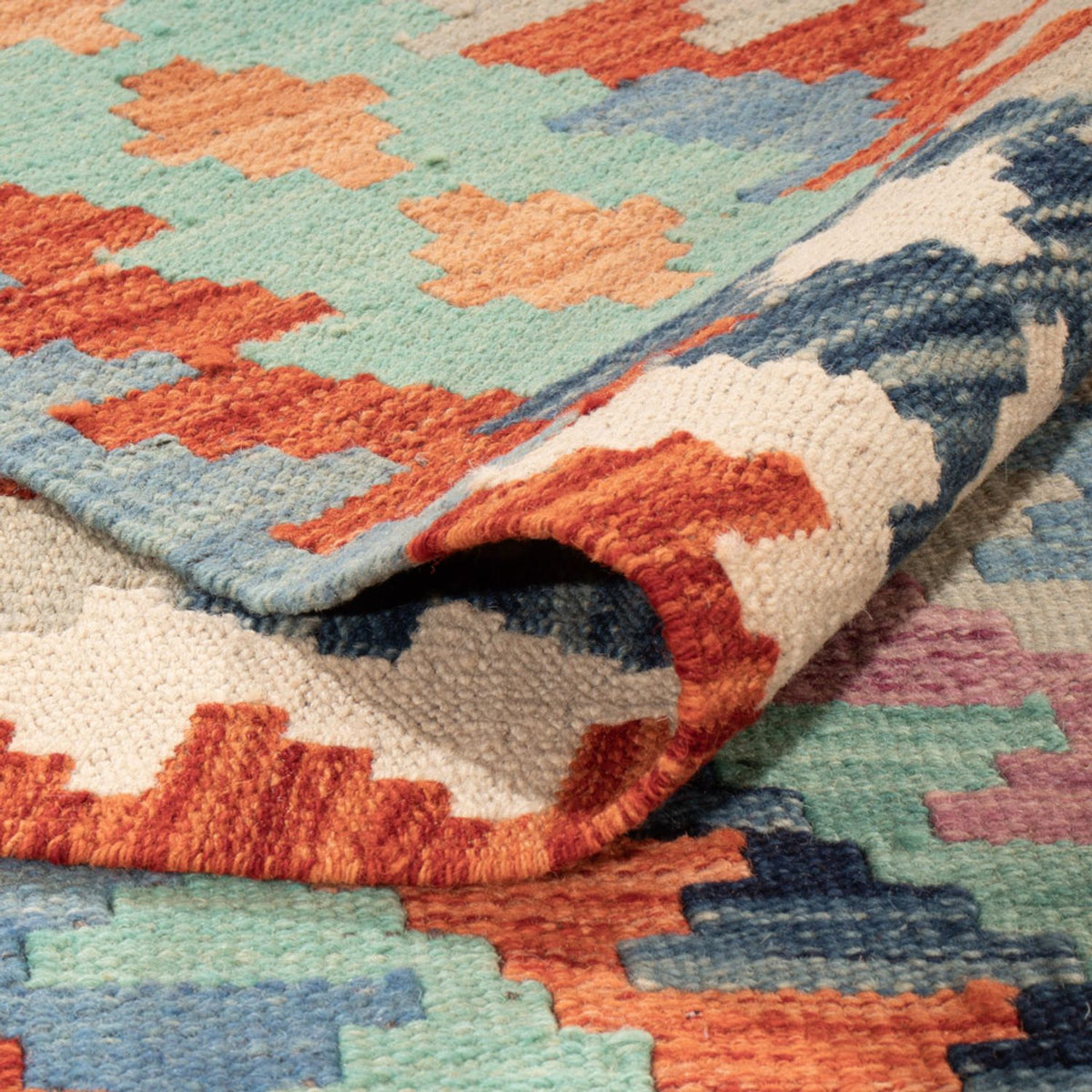 Kelim tapijt - Splash - 298 x 199 cm - veelkleurig