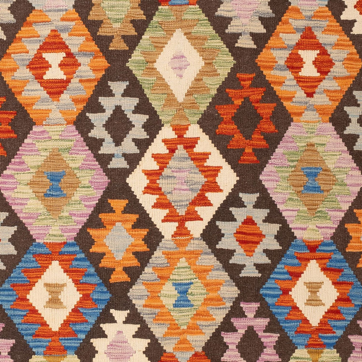 Kelim tapijt - Splash - 290 x 204 cm - veelkleurig