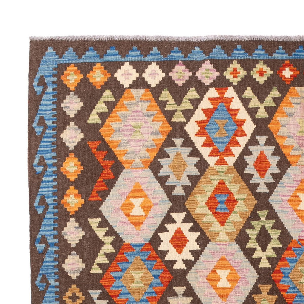 Kelim tapijt - Splash - 290 x 204 cm - veelkleurig