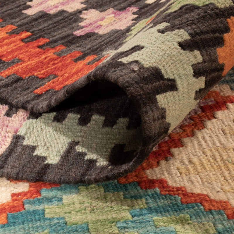 Kelim tapijt - Splash - 306 x 201 cm - veelkleurig