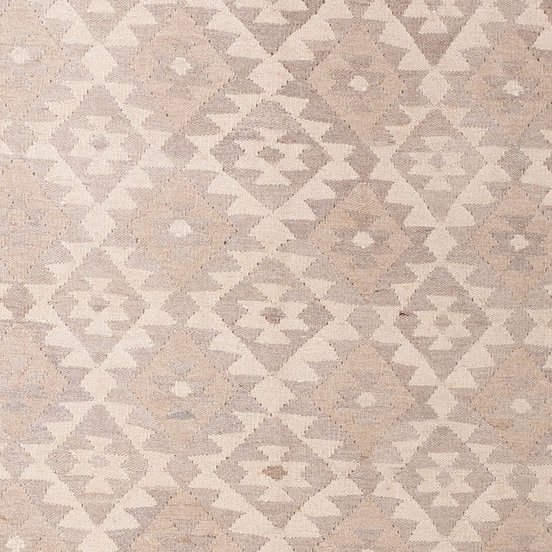 Kelim tapijt - Splash - 301 x 210 cm - lichtgrijs