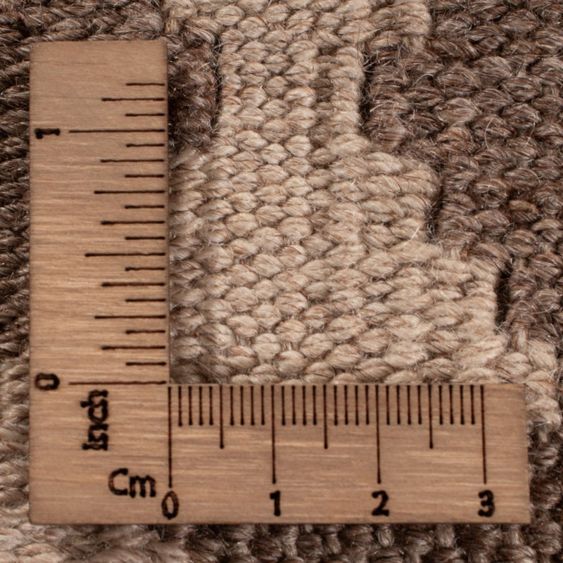 Kelim tapijt - Splash - 287 x 202 cm - lichtgrijs