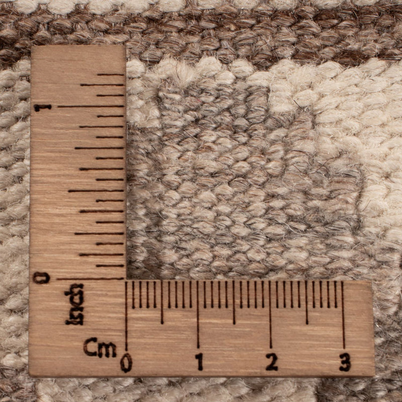 Kelim tapijt - Splash - 289 x 201 cm - lichtgrijs