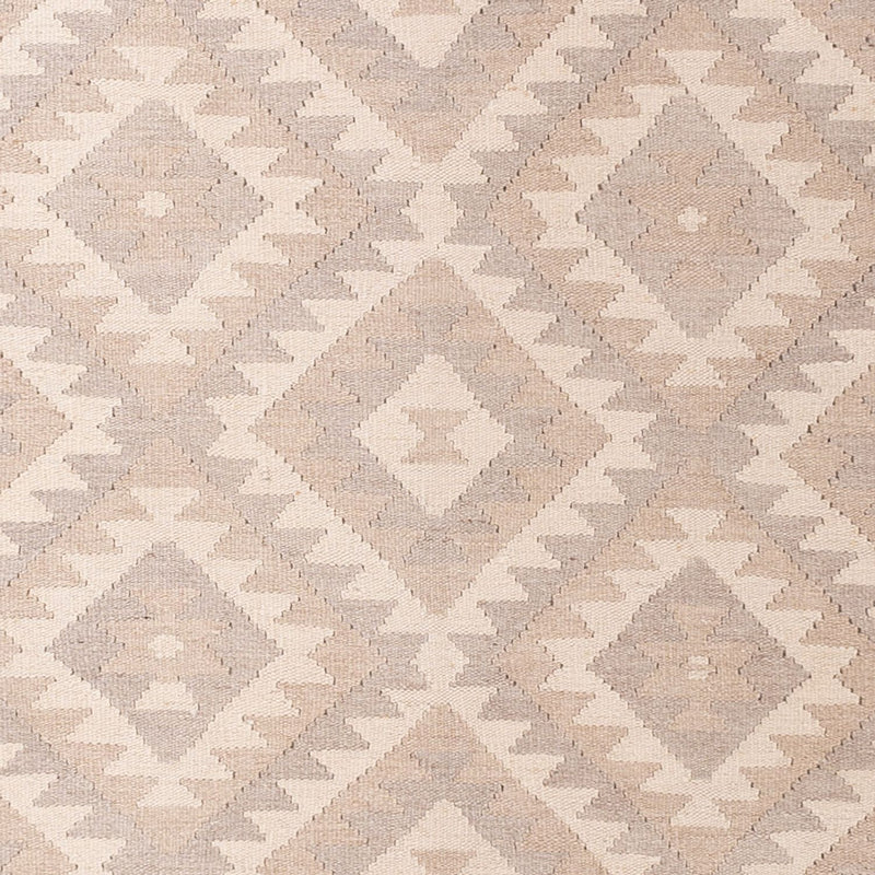 Kelim tapijt - Splash - 280 x 198 cm - lichtgrijs