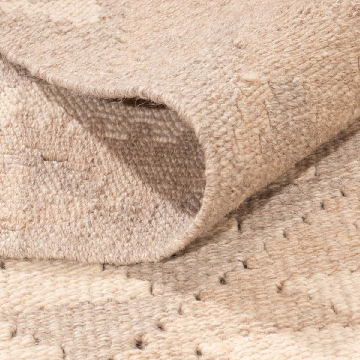 Kelim tapijt - Splash - 280 x 198 cm - lichtgrijs