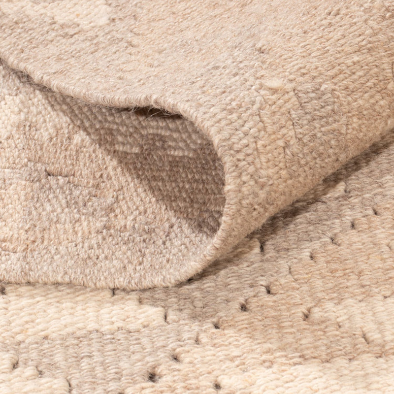 Kelim tapijt - Splash - 280 x 198 cm - lichtgrijs