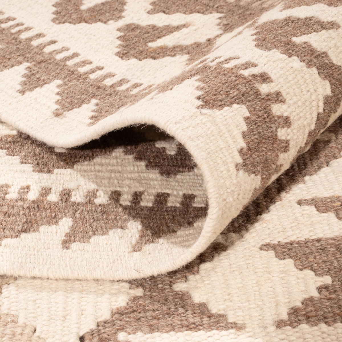 Kelim tapijt - Splash - 299 x 207 cm - lichtgrijs