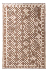 Kelim tapijt - Splash - 303 x 206 cm - grijs