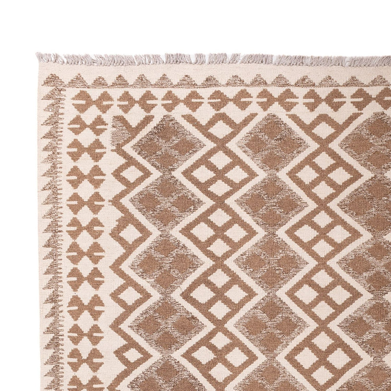 Kelim tapijt - Splash - 303 x 206 cm - grijs