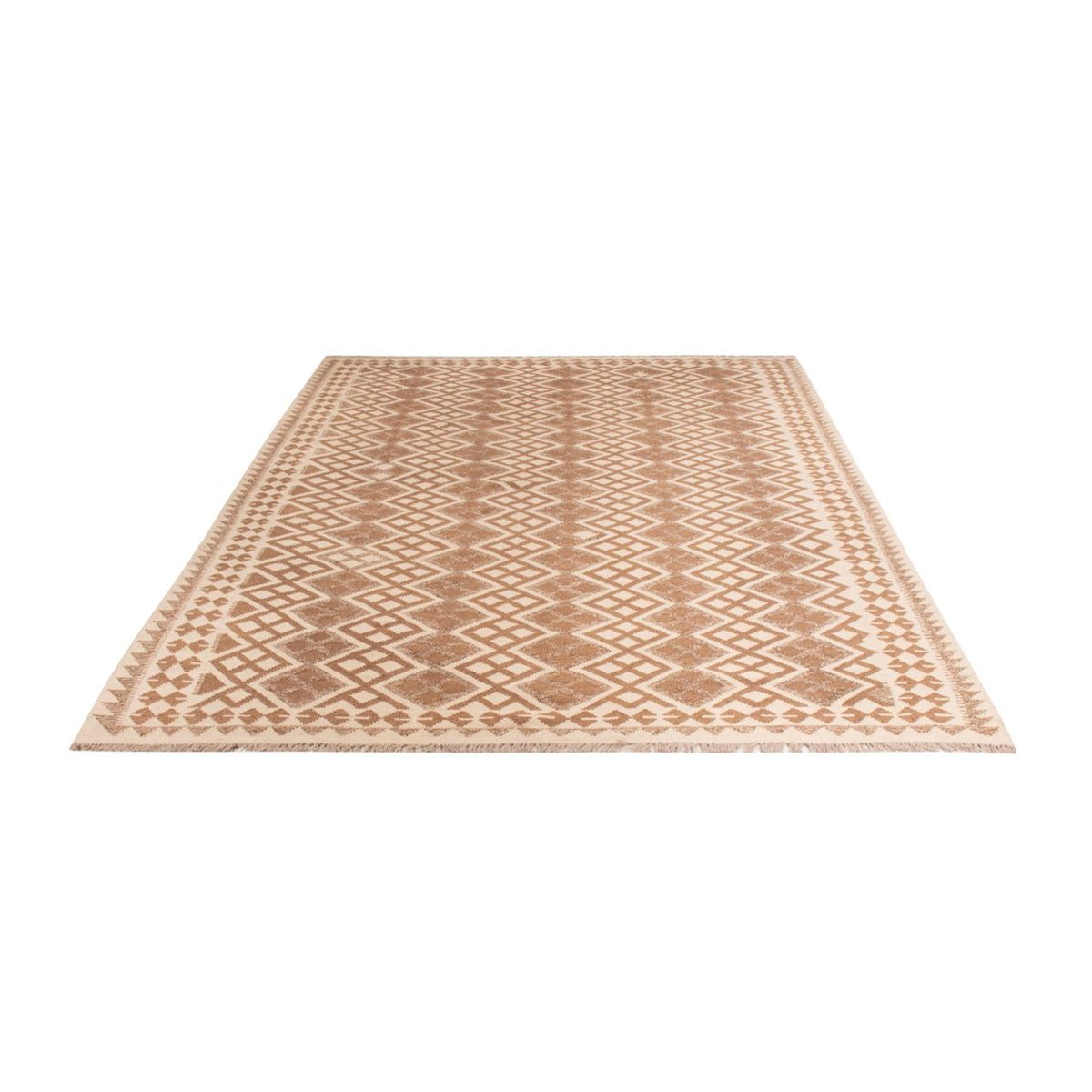 Kelim tapijt - Splash - 303 x 206 cm - grijs